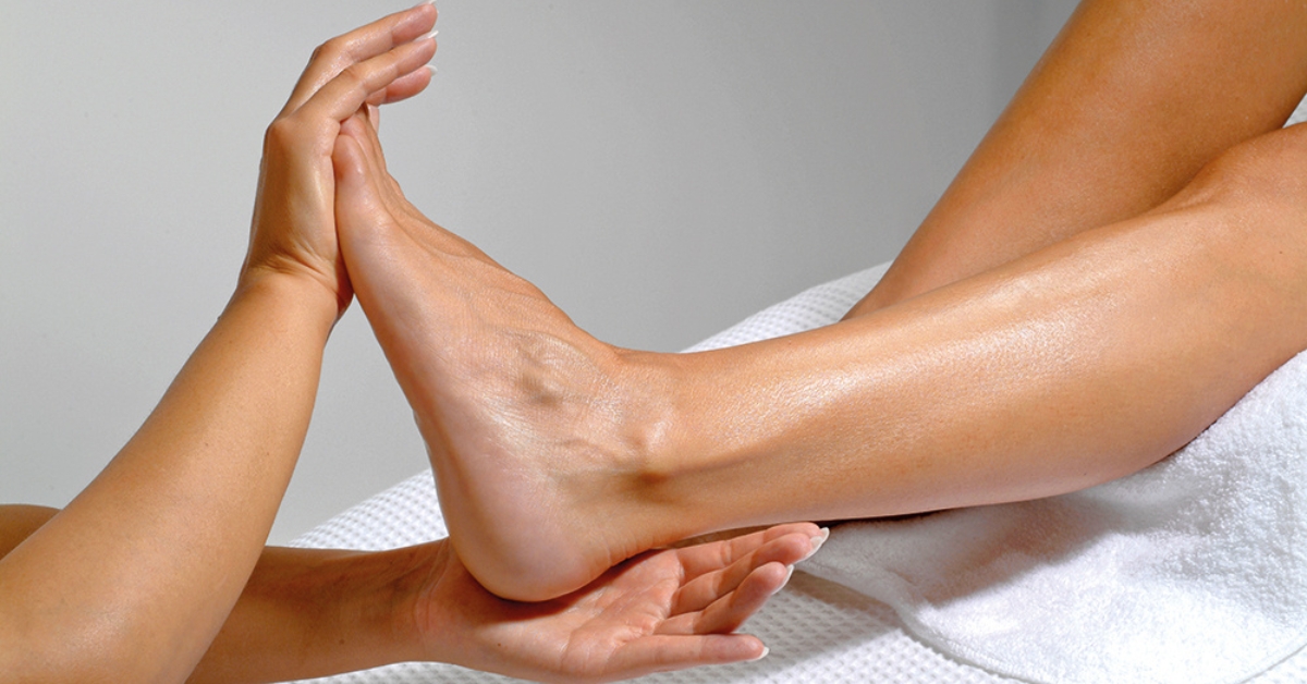 sprained foot